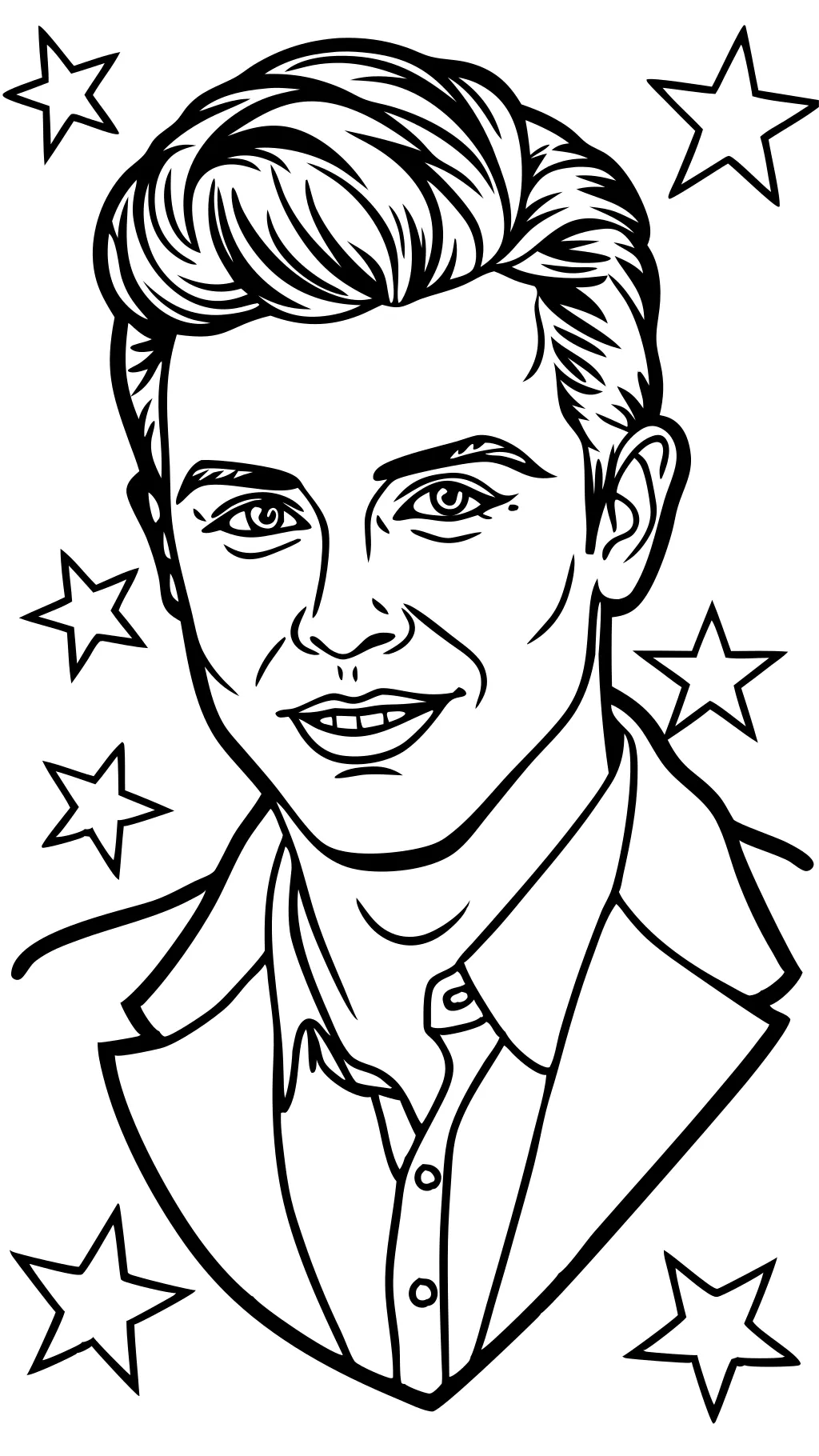 celebrity coloring pages